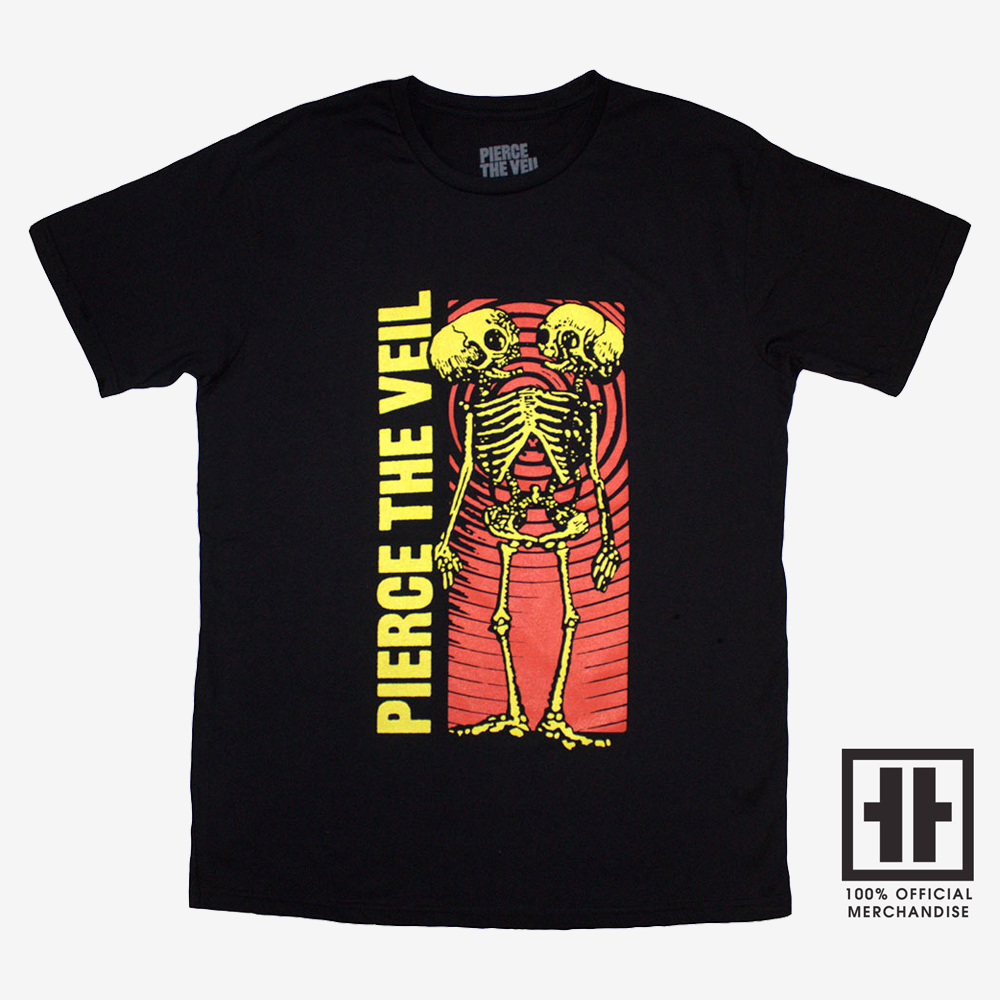 Pierce the Veil: Wavy Skeleton T-Shirt
