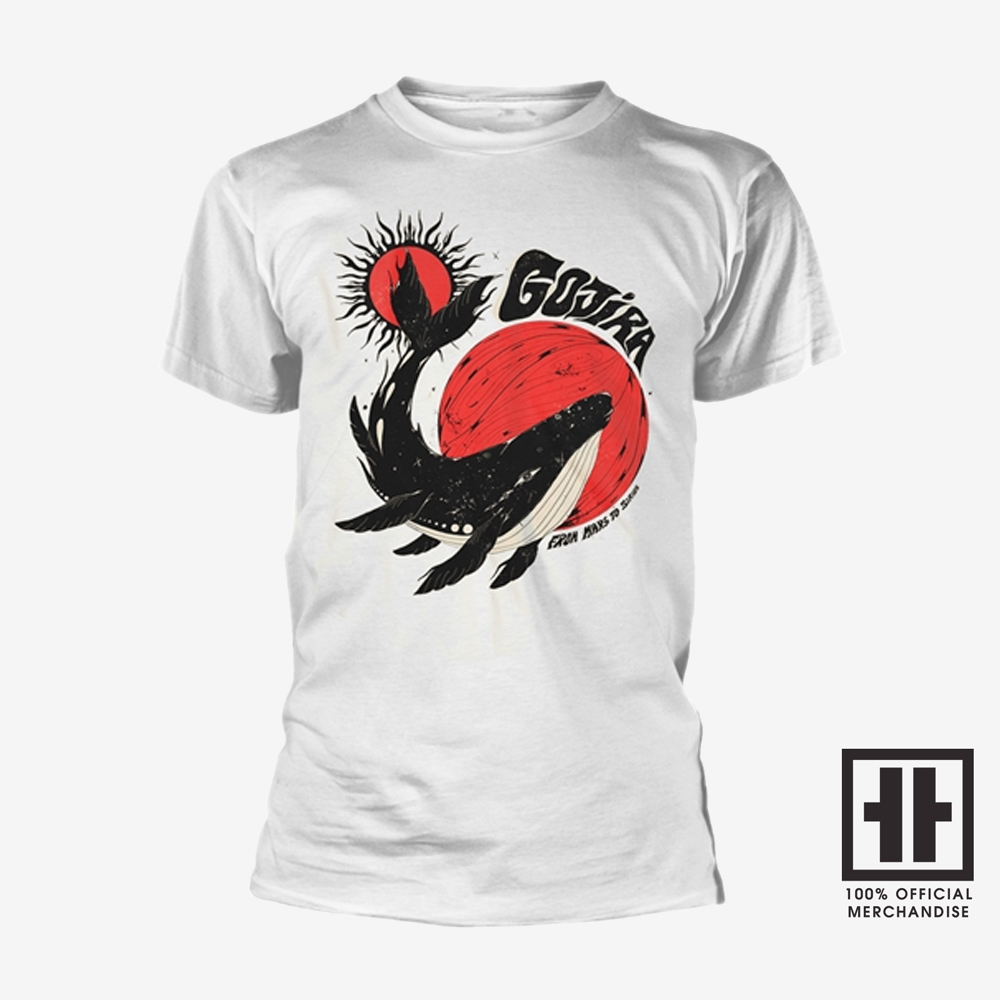 Gojira: Whale Sun Moon (White) T-Shirt