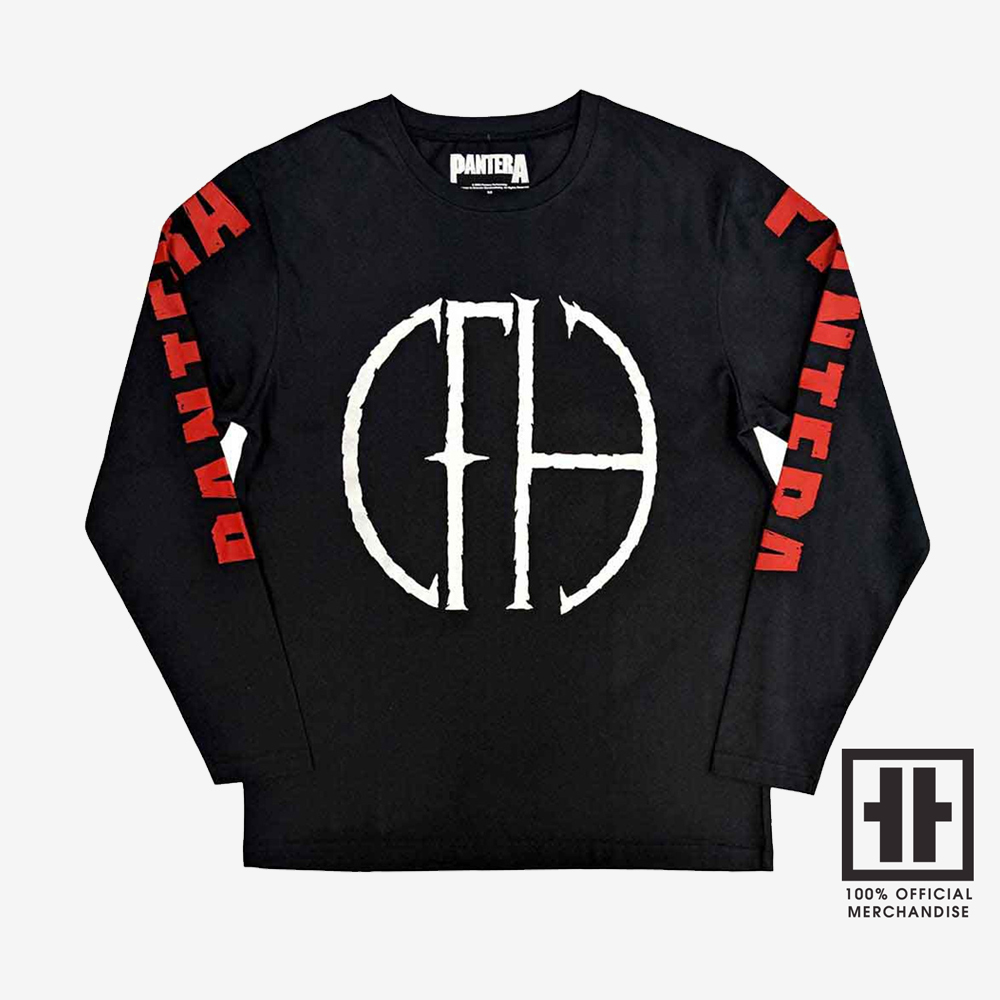 Pantera: Cowboys From Hell Frayed Logo Long Sleeve T-Shirt